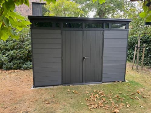 Kunststof Tuinhuis, Tuin en Terras, Tuinhuizen, Zo goed als nieuw, Tuinhuis, Kunststof, Minder dan 250 cm, 200 tot 400 cm, 3 ramen of meer