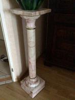 Colonne marbre rose H 110 Leopold II, Comme neuf