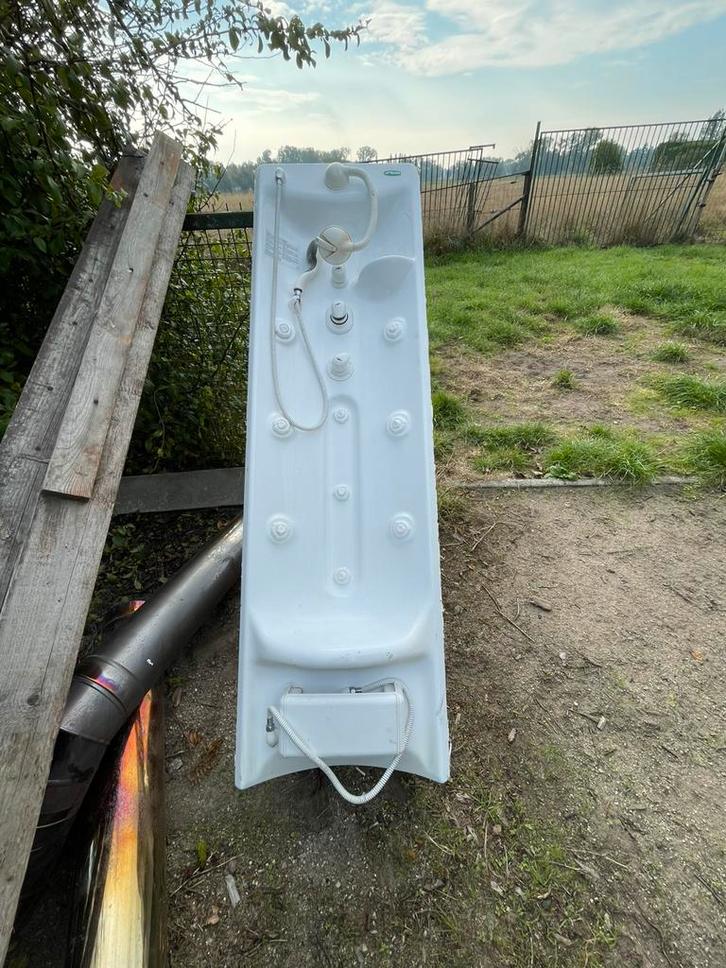 Hoekdouche cabine, Doe-het-zelf en Bouw, Sanitair, Gebruikt, Douche, Ophalen