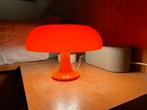 Oranje mushroom tafellamp met dimfunctie, Verzenden, Zo goed als nieuw