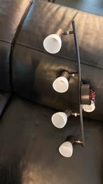 Industriële verlichting met 4 spots, Ophalen, Zo goed als nieuw, Metaal of Aluminium, Led