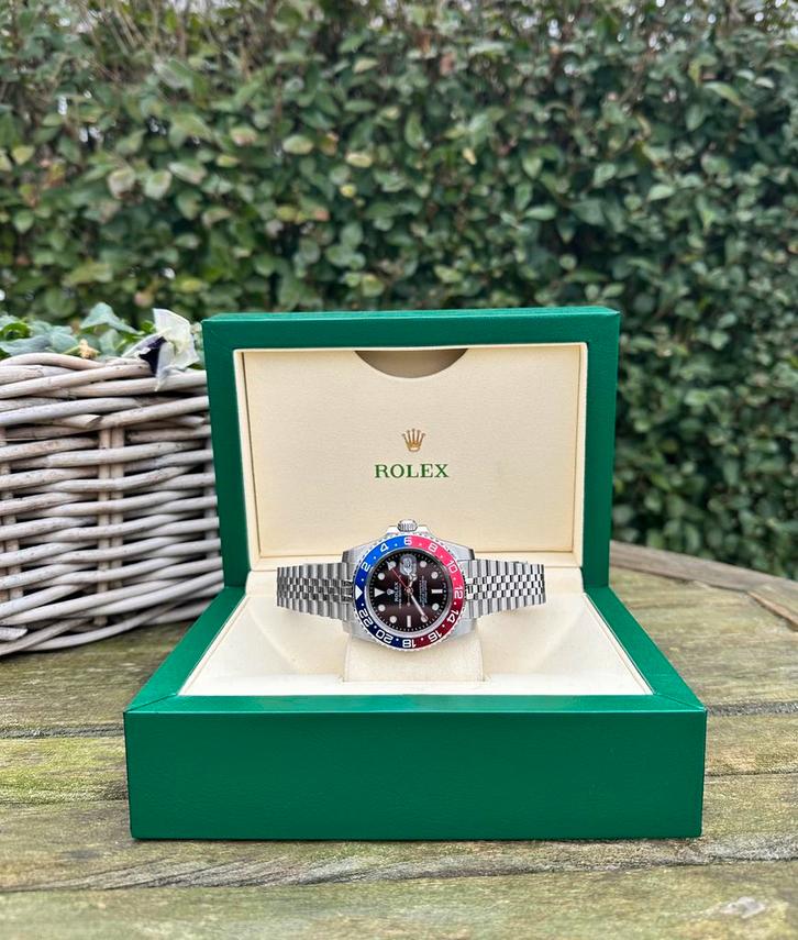 Rolex GMT-Master ll “Pepsi”, Handtassen en Accessoires, Horloges | Heren, Nieuw, Rolex, Ophalen of Verzenden