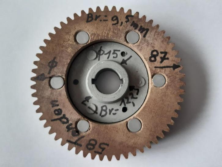 Aandrijftandwiel voor magneet of magdyno, Motoren, Onderdelen | Oldtimers, Nieuw, Ophalen of Verzenden