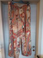 lichte moderne losse zomerbroek met print  voor mt52/54, Ophalen of Verzenden, Zo goed als nieuw, Broek of Spijkerbroek