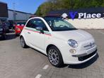 Fiat 500 Benzine Cabrio! Italiaanse Vlag! Nieuw riem en Kopp, Te koop, 500C, 1200 cc, Benzine