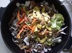 ** Vermicompostor** interieur of terras, Ophalen, Compost