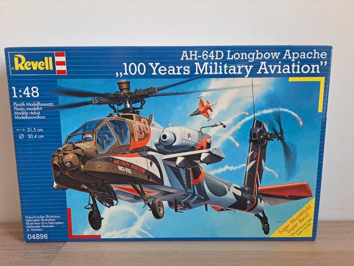 Revell 04896 - AH-64D Longbow Apache (1/48), Hobby & Loisirs créatifs, Modélisme | Avions & Hélicoptères, Neuf, Hélicoptère, Plus grand que 1:72