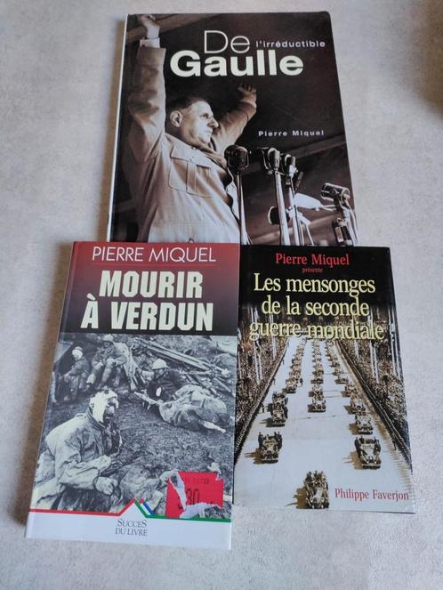 4 livres de pierre Miquel, Boeken, Oorlog en Militair, Gelezen, Ophalen of Verzenden