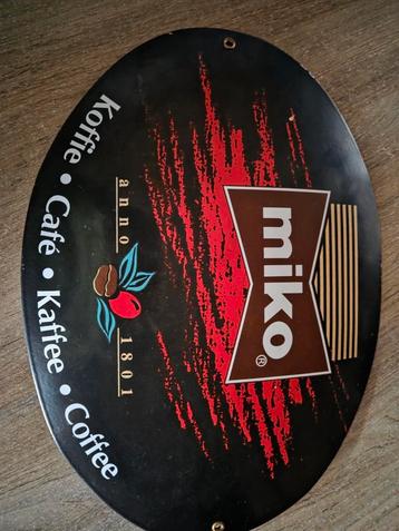 Blikken Miko koffie bord beschikbaar voor biedingen