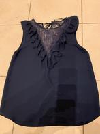 blouse bleu marine foncée Zara (S), Comme neuf, Zara, Taille 38/40 (M), Bleu