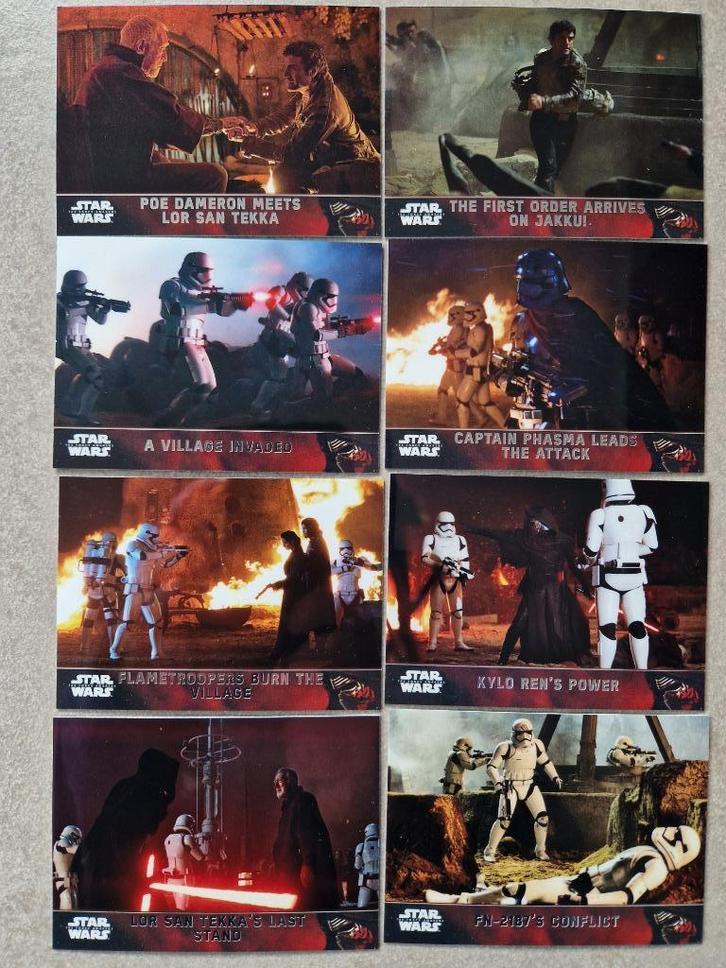 Star Wars The Force Awakens Chrome 151 kaarten set TOPPS, Verzamelen, Star Wars, Zo goed als nieuw, Overige typen, Ophalen of Verzenden