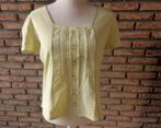 (100) -blouse femme t.40 jaune - affinités -, Maat 38/40 (M), Ophalen of Verzenden, Zo goed als nieuw, Geel