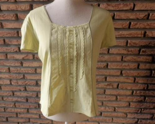 (100) -blouse femme t.40 jaune - affinités -, Kleding | Dames, Blouses en Tunieken, Zo goed als nieuw, Maat 38/40 (M), Geel, Ophalen of Verzenden