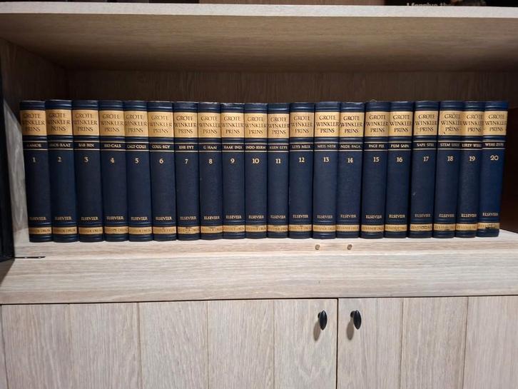Grote Winkler Prins Encyclopedie, Boeken, Encyclopedieën, Zo goed als nieuw, Complete serie, Algemeen, Ophalen