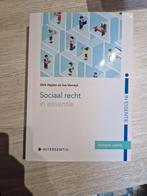 Dirk Heylen - Sociaal recht in essentie (achtste editie), Boeken, Dirk Heylen; Ivo Verreyt, Nederlands, Ophalen of Verzenden