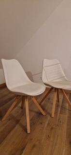 Stoelen, Ophalen, Gebruikt, Wit, Hout