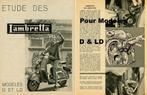 RTM voor LAMBRETTA Scooters (1953-1969) in het Frans., Motoren, Handleidingen en Instructieboekjes