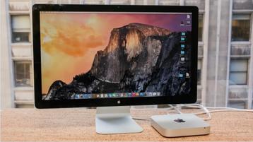 Apple cinema display 27 inch met iMac Mini beschikbaar voor biedingen
