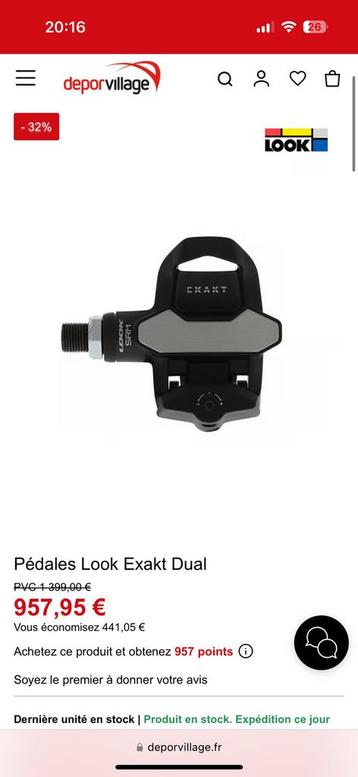 Pedal look exakt 