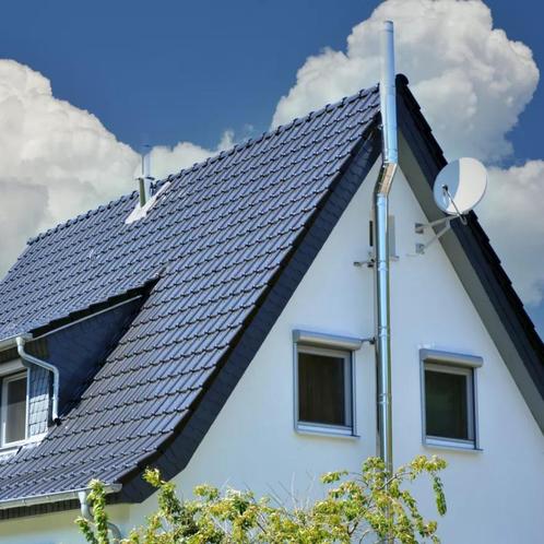 Cheminée inox, Doe-het-zelf en Bouw, Buizen en Afvoer, Nieuw, Bochten, Inox, Ophalen