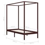 bed met hemel + lattenbodem nieuw in doos, Kinderen en Baby's, Kinderkamer | Bedden, Ophalen, Nieuw, Lattenbodem