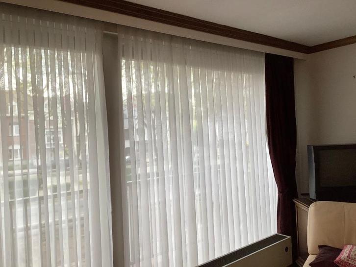 Voilage blanc, Huis en Inrichting, Stoffering | Gordijnen en Lamellen, Gebruikt, 200 cm of meer, 200 cm of meer, Wit, Ophalen