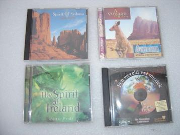 4 cd's met wereldmuziek  beschikbaar voor biedingen