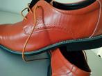 Chaussures pour hommes New T45 Cognac Leather, Neuf, Enlèvement ou Envoi, Autres couleurs, Chaussures à lacets