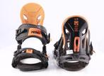 S M snowboard bindingen NITRO FREESTYLE CUSTOM, black/orange, Sport en Fitness, Snowboarden, Verzenden, Gebruikt, Bindingen