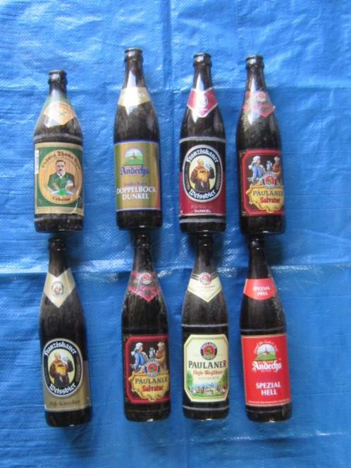 Bouteilles (vidanges) de bières allemandes (8), avec casier, Verzamelen, Biermerken, Gebruikt, Flesje(s), Ophalen