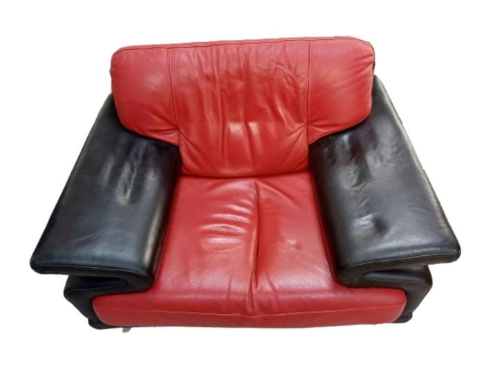 Fauteuil Marinelli - Italie - Année 1980-1989, Huis en Inrichting, Fauteuils, Zo goed als nieuw, Leer, Metaal, 100 tot 125 cm
