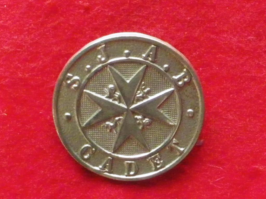 British St Johns ambulance brigade cadet badge bien marqué, Envoi, Armée de terre, Emblème ou Badge