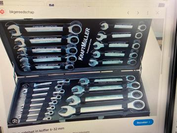 Steekring ratel sleutels 8-32mm beschikbaar voor biedingen