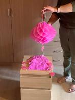 4 roze lampionen 3O diameter 5 euro, Ophalen, Zo goed als nieuw