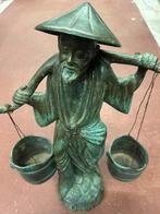 Ancienne statue bronze, Enlèvement, Bronze