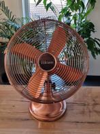 Retro tafelventilator brons, Ophalen, Zo goed als nieuw, Tafelventilator