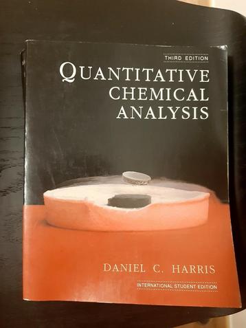 Quantitative Chemical Analysis - Daniel C. Harris   disponible aux enchères