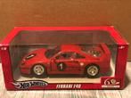 Ferrari F40 Hot Wheels 60jaar 1:18, Ophalen of Verzenden, Zo goed als nieuw, Auto, Hot Wheels