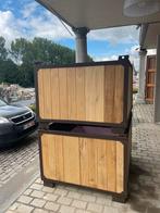 Mooie ruime opslag boxen uit Hout, kan ook voor een boompje., Tuin en Terras, Ophalen, Zo goed als nieuw