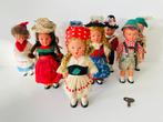 Set van 9 Tiroler oude poppen, Verzamelen, Ophalen of Verzenden, Gebruikt, Pop