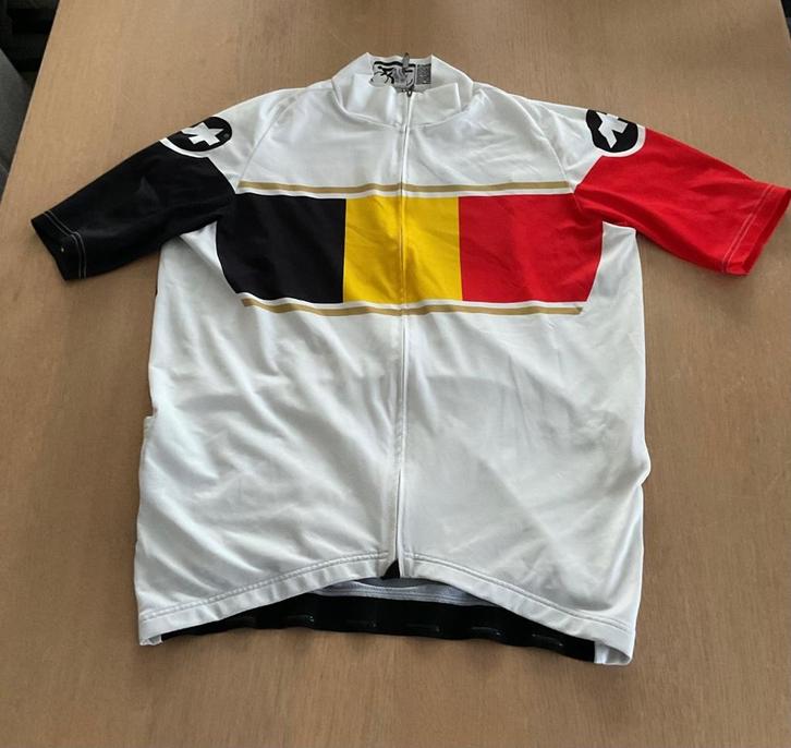 Assos SS neopro Belgium fietsshirt maat XL, Sport en Fitness, Wielrennen, Zo goed als nieuw, Kleding, Verzenden