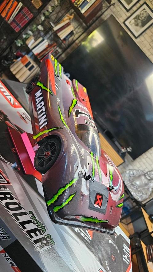 RC Speedrunner AK9171 + 155km/u. 1/10 full carbone, Hobby en Vrije tijd, Modelbouw | Radiografisch | Auto's, Zo goed als nieuw
