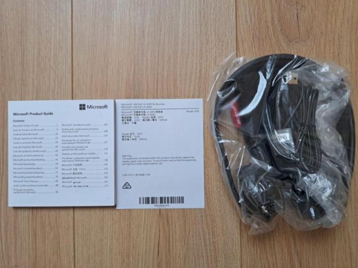 Headset Microsoft Lifechat LX-6000 for business, Computers en Software, Headsets, Nieuw, On-ear, Bedraad, Mute-functie, Ophalen