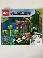 Lego Minecraft ‘Het pandaverblijf’ - 21158, Ophalen of Verzenden, Zo goed als nieuw, Complete set, Lego