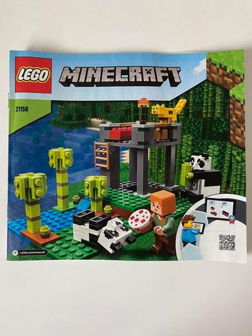 Lego Minecraft ‘Het pandaverblijf’ - 21158 beschikbaar voor biedingen