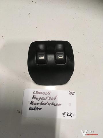 Peugeot 206 2005 raambedieningsschakelaar Achter beschikbaar voor biedingen