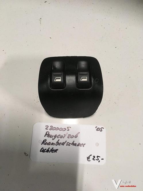 Peugeot 206 2005 raambedieningsschakelaar Achter, Auto-onderdelen, Dashboard en Schakelaars, Gebruikt, Ophalen of Verzenden