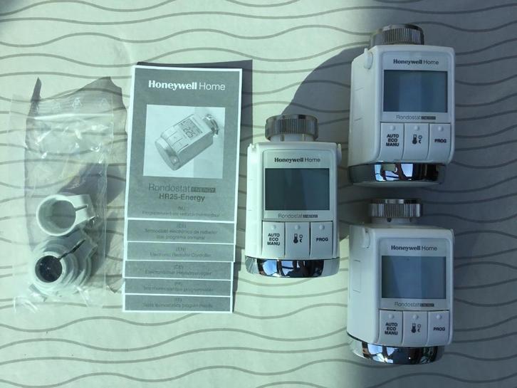 Honeywell Rondostat HR-25 energy (3 stuks), Doe-het-zelf en Bouw, Thermostaten, Zo goed als nieuw, Slimme thermostaat, Ophalen of Verzenden