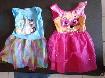 carnaval- of verkleedkleding , kinderen 3-6 jaar , 1-3€/stuk beschikbaar voor biedingen