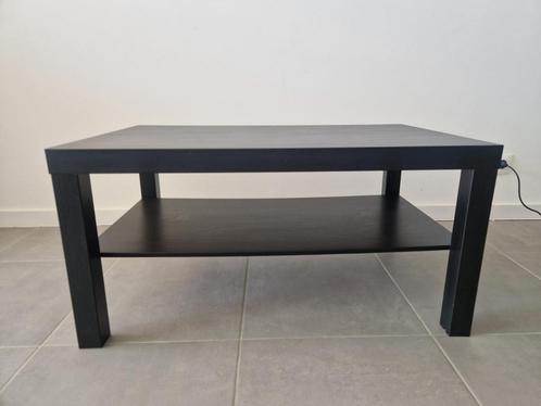 Ikea Lack Salontafel Zwartbruin 90x55cm, Huis en Inrichting, Tafels | Salontafels, Zo goed als nieuw, Ophalen